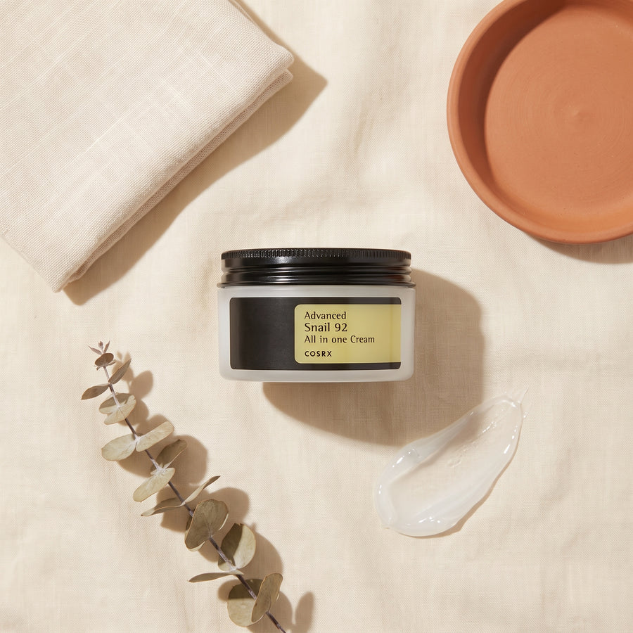 COSRX Advanced Snail 92 · Crema todo en uno con 92% mucina de caracol (100 g)