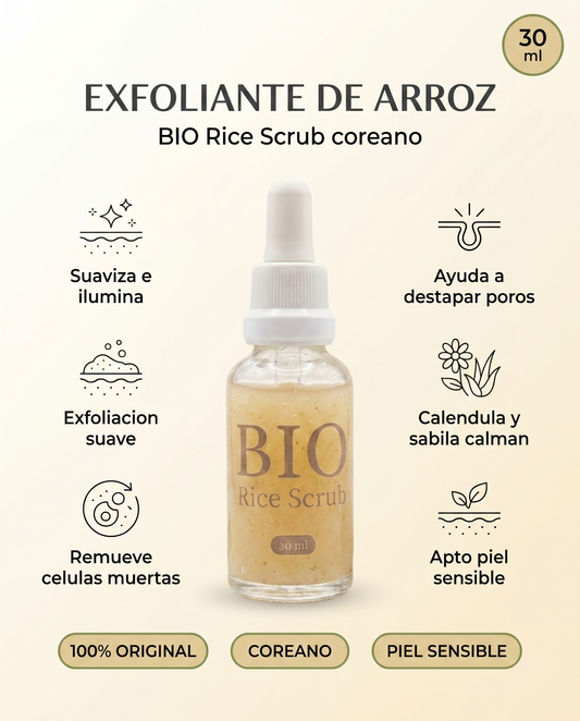 Exfoliante de Arroz · BIO Rice Scrub 30 ml